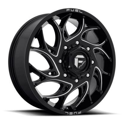 FUEL D741 RUNNER Gloss Black Milled