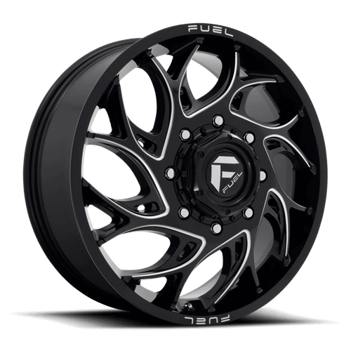 FUEL D741 RUNNER Gloss Black Milled