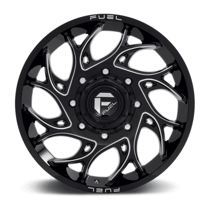 FUEL D741 RUNNER Gloss Black Milled