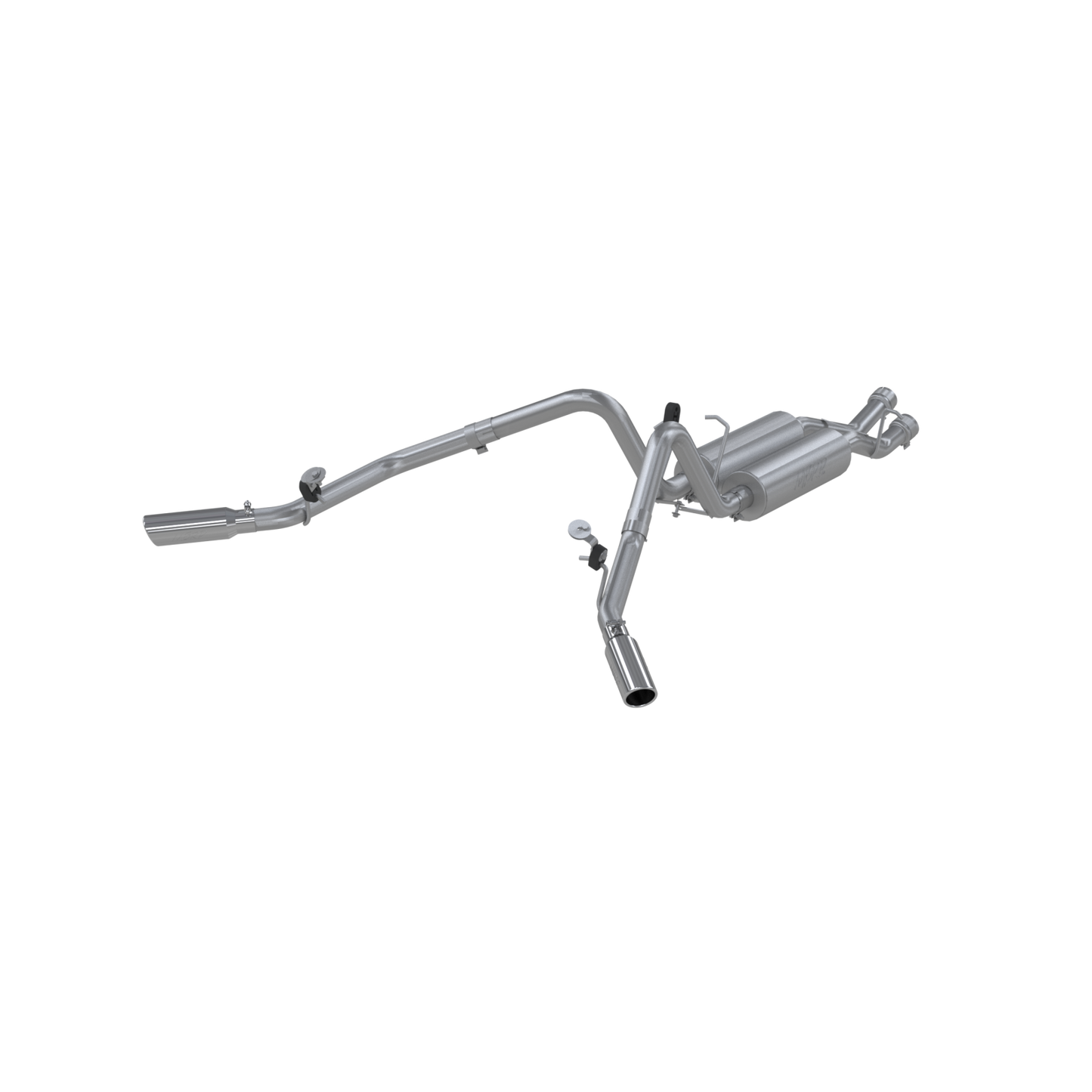 MBRP | Silverado/Sierra Cat Back Exhaust System Dual Split Side Armor Plus, Chevrolet/GMC 2500 HD 6.0L EC-SB and 2007 2500HD Classic 6.0L EC-SB  | S5010409