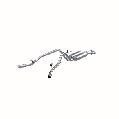 MBRP | Chevrolet /GMC Cat Back Exhaust System Dual Split Side Armor Lite For 01-06 Chevrolet/GMC 2500 HD 6.0L CC-SB and 07 2500HD Classic 6.0L CC-SB | S5012AL