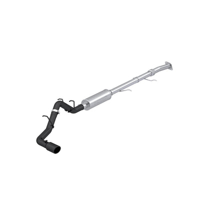 MBRP | 2023-Up Colorado/Canyon 2.7L Black-Coated Aluminized Steel 3 Inch Cat-Back Exhaust Single Side Exit with Tip Armor BLK  | S5015BLK