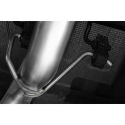 MBRP | 2023-Up Colorado/Canyon 2.7L Black-Coated Aluminized Steel 3 Inch Cat-Back Exhaust Single Side Exit with Tip Armor BLK  | S5015BLK