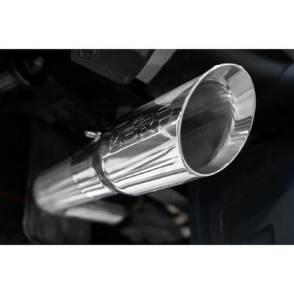 MBRP | 2023-Up Colorado/Canyon 2.7L Black-Coated Aluminized Steel 3 Inch Cat-Back Exhaust Single Side Exit with Tip Armor BLK  | S5015BLK