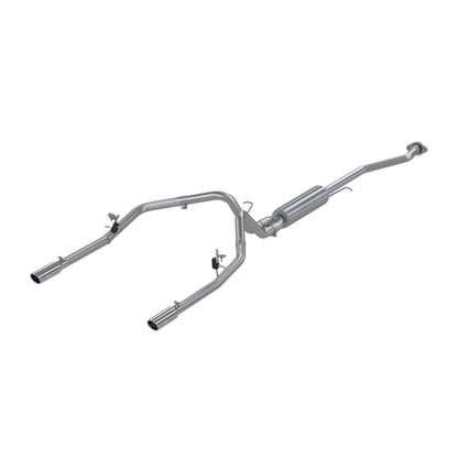 MBRP | Cat Back Exhaust System Dual Split Rear Aluminized Steel For 03-07 Silverado/Sierra 1500 Ext/Crew Cab Short Bed  | S5016AL