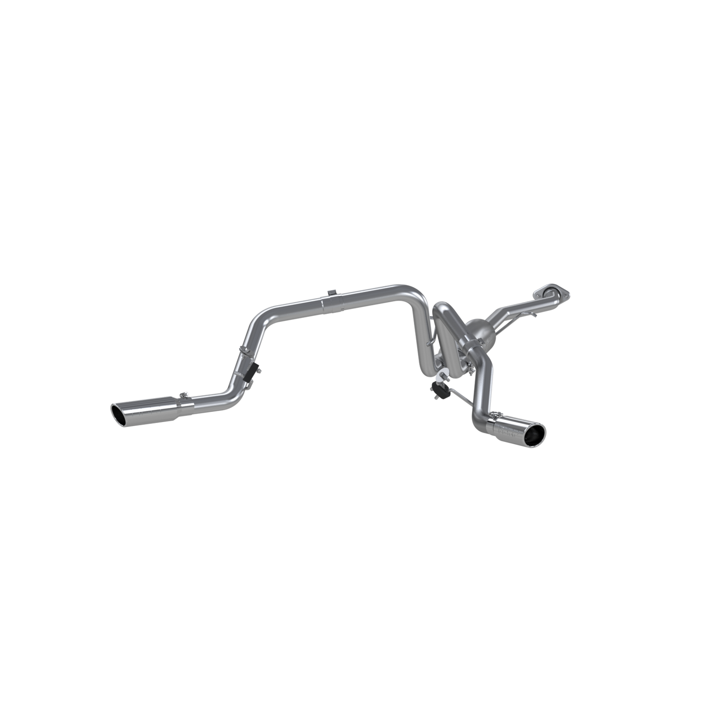 MBRP | Cat Back Exhaust System Dual Split Side Aluminized Steel For 03-07 Silverado/Sierra 1500 Classic 4.8/5.3L Ext/Crew Cab  | S5018AL