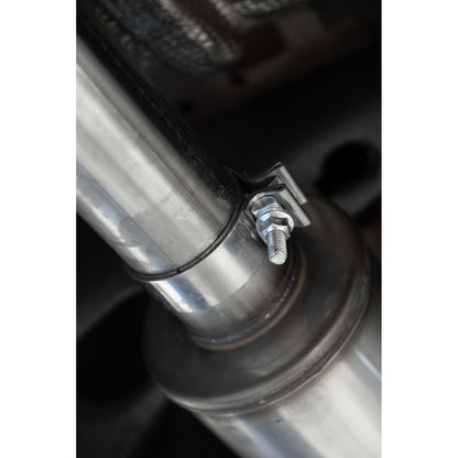 MBRP | 2019-Present Silverado/Sierra 1500 2.7L T304 Stainless Steel 3 Inch Cat-Back, Single Side Exit, Armor Pro  | S5019304