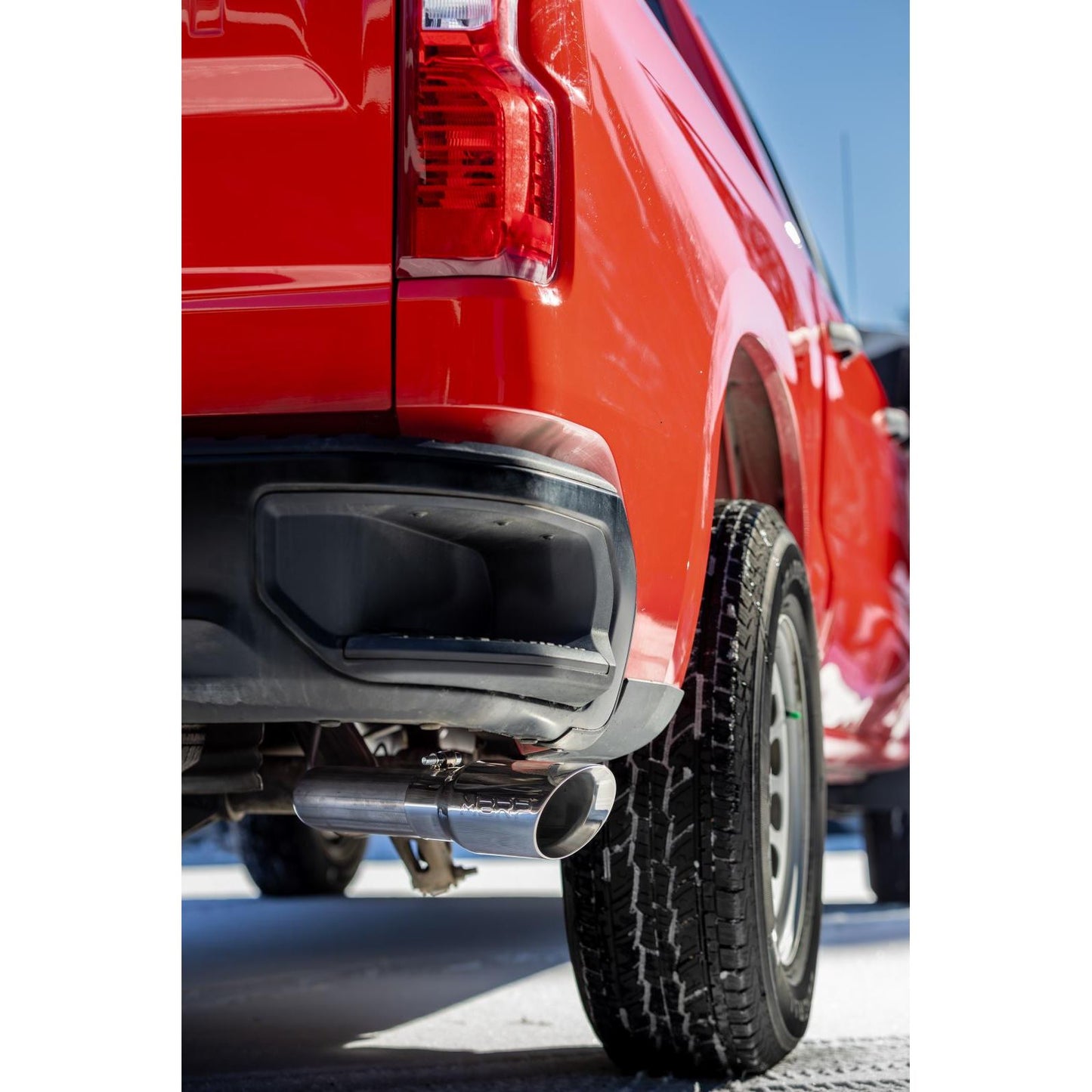 MBRP | 2019-Present Silverado/Sierra 1500 2.7L Aluminized Steel 3 Inch Cat-Back Single Side Exit Armor Lite  | S5019AL