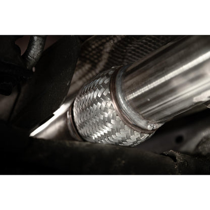 MBRP | 2019-Present Silverado/Sierra 1500 2.7L Aluminized Steel 3 Inch Cat-Back Single Side Exit Armor Lite  | S5019AL