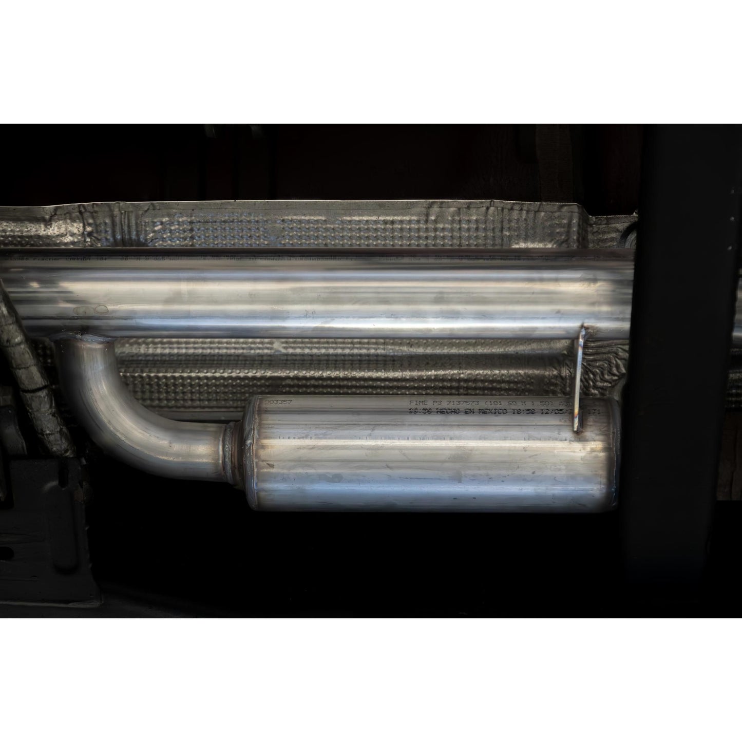 MBRP | 2019-Up Silverado/Sierra 1500 2.7L Armor Pro T304 Stainless Steel 3 Inch Cat-Back, 2.5 Inch Dual Split Rear Exit  | S5021304
