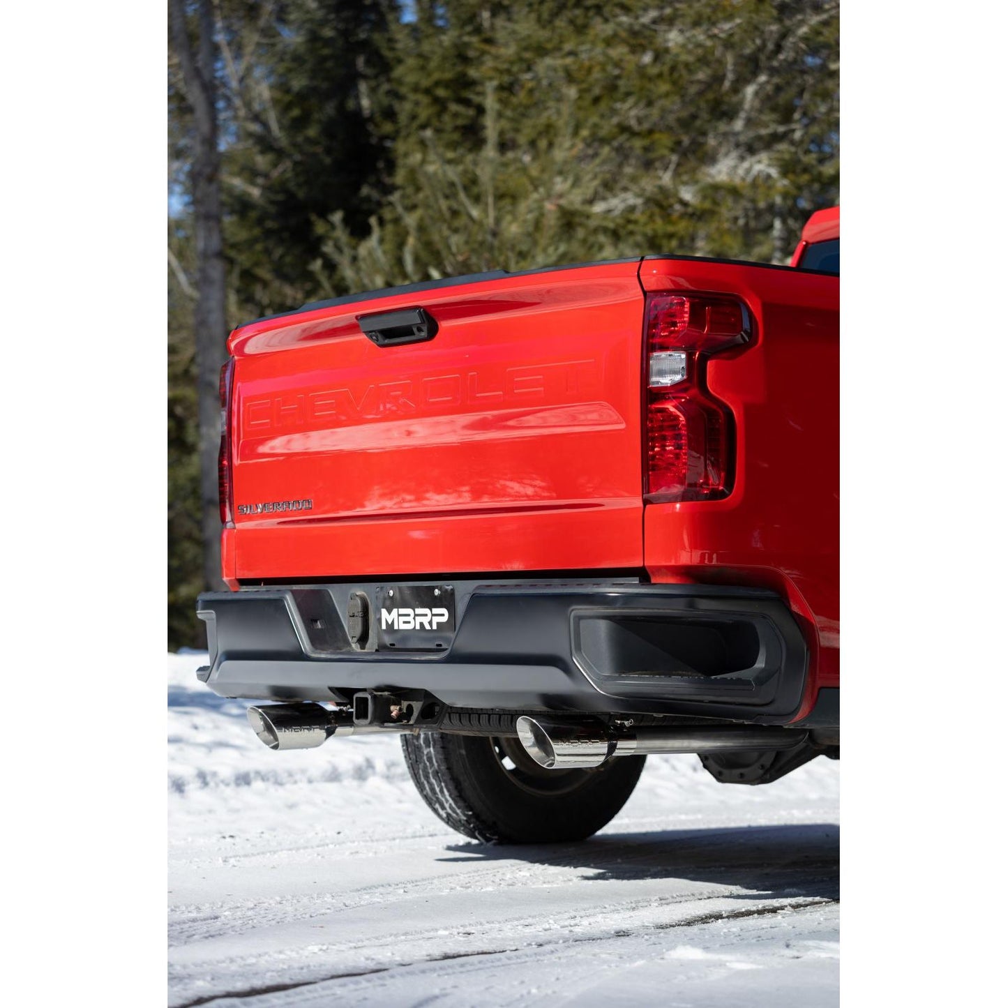 MBRP | 2019-Up Silverado/Sierra 1500 2.7L Armor Pro T304 Stainless Steel 3 Inch Cat-Back, 2.5 Inch Dual Split Rear Exit  | S5021304