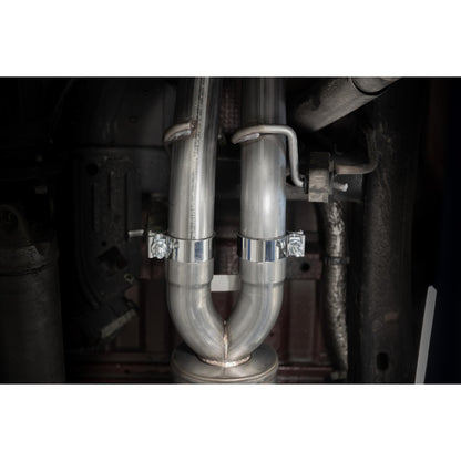 MBRP | 2019-Up Silverado/Sierra 1500 2.7L Armor Pro T304 Stainless Steel 3 Inch Cat-Back, 2.5 Inch Dual Split Rear Exit  | S5021304