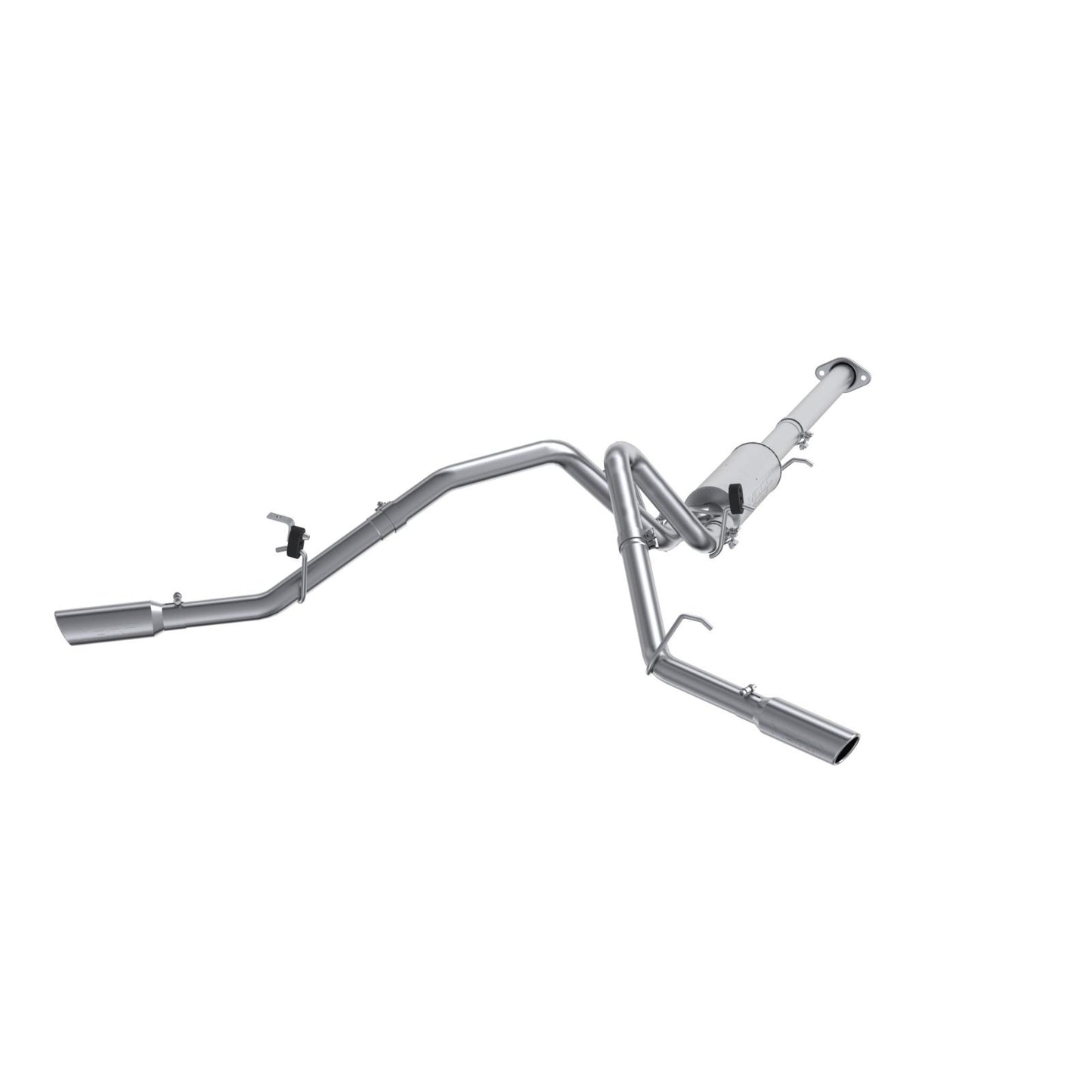 MBRP | 3 Inch Cat Back Exhaust System Dual Split Side Aluminized Steel For 07-08 Silverado/Sierra 1500 Next Gen  | S5038AL