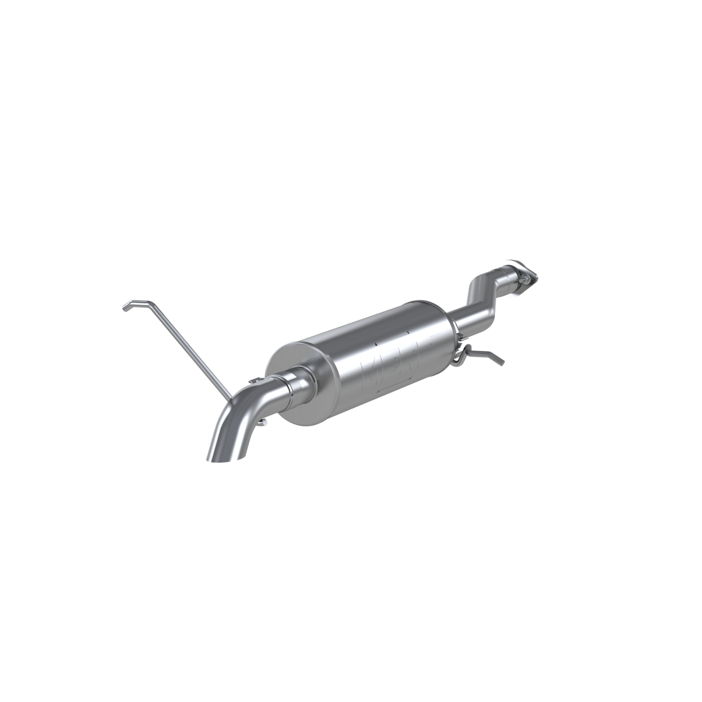 MBRP | 2.5 Inch Cat Back Exhaust System Before Axle Turn Down For 04-12 Colorado/Canyon Extended/Crew Cab Short Bed Aluminized Steel  | S5052AL