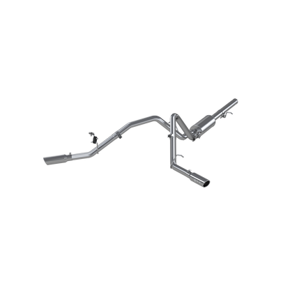 MBRP | Cat Back Exhaust System Dual Split Side T409 Stainless Steel For 09-13 Silverado/Sierra 1500 4.8/5.3/6.0L RC/Extended Cab/Crew Cab  | S5056409