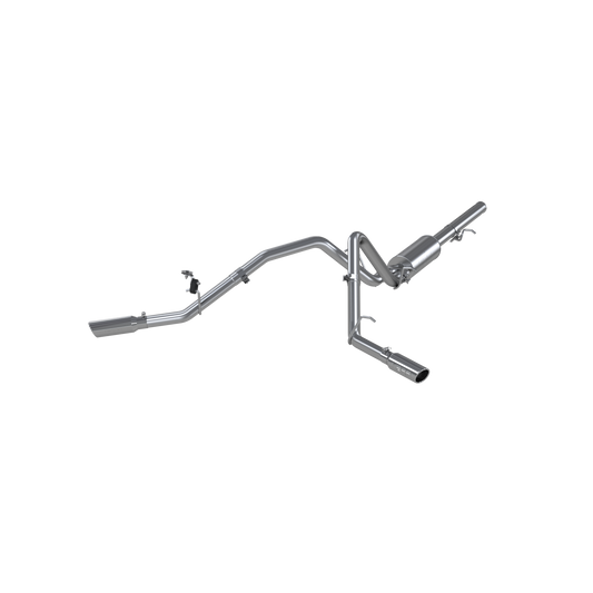 MBRP | Cat Back Exhaust System Dual Split Side T409 Stainless Steel For 09-13 Silverado/Sierra 1500 4.8/5.3/6.0L RC/Extended Cab/Crew Cab  | S5056409