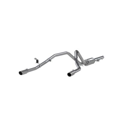MBRP | Cat Back Exhaust System Dual Split Rear Aluminized Steel For 09-13 Silverado/Sierra 1500 4.8/5.3/6.0L RC/Extended Cab/Crew Cab  | S5058AL