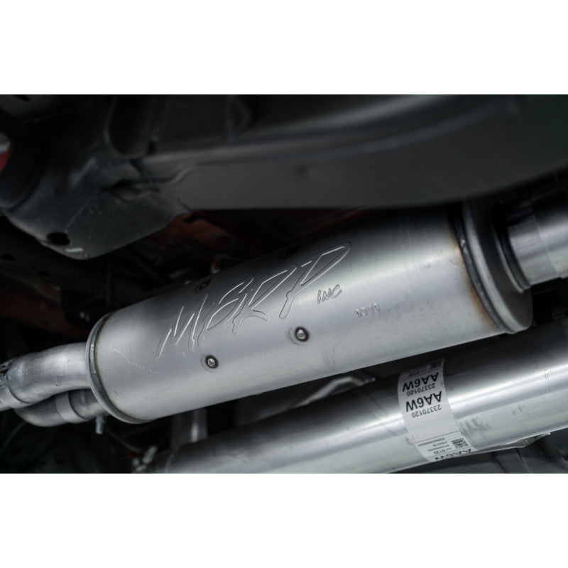 MBRP | 2.5 Inch Cat Back Exhaust System For 19-up Silverado/Sierra 1500 6.2L, 2022 Silverado LTD/ Sierra Limited 6.2L Dual Rear 304 Stainless Steel  | S5065304