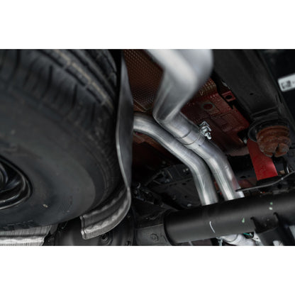MBRP | 2.5 Inch Cat Back Exhaust System For 19-up Silverado/Sierra 1500 6.2L, 2022 Silverado LTD/ Sierra Limited 6.2L Dual Rear Aluminized Steel  | S5065AL