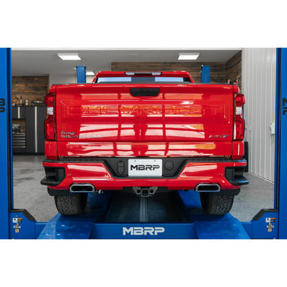 MBRP | 2.5 Inch Cat Back Exhaust System For 19-up Silverado/Sierra 1500 6.2L, 2022 Silverado LTD/ Sierra Limited 6.2L Dual Rear Aluminized Steel  | S5065AL