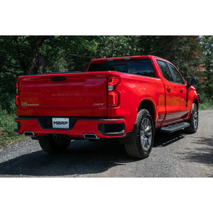 MBRP | 2.5 Inch Cat Back Exhaust System For 19-up Silverado/Sierra 1500 6.2L, 2022 Silverado LTD/ Sierra Limited 6.2L Dual Rear Aluminized Steel  | S5065AL