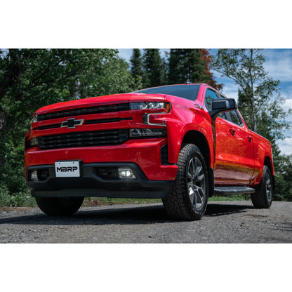 MBRP | 2.5 Inch Cat Back Exhaust System For 19-up Silverado/Sierra 1500 6.2L, 2022 Silverado LTD/ Sierra Limited 6.2L Dual Rear Aluminized Steel  | S5065AL