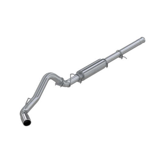 MBRP | 3 1/2 Inch Cat Back Exhaust System Single Side Exit for 11-13 Silverado/Sierra 1500 6.2L V8 Aluminized Steel  | S5070AL