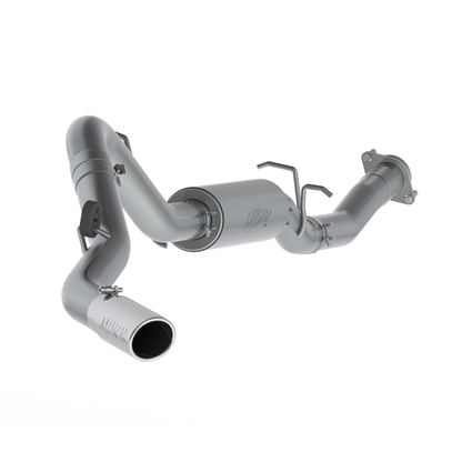 MBRP | 3 1/2 Inch Cat Back Exhaust System Single Side 07-10 Silverado/Sierra 2500 HD 6.0L Extended Cab/Crew Cab Short Bed T409 Stainless Steel  | S5078409