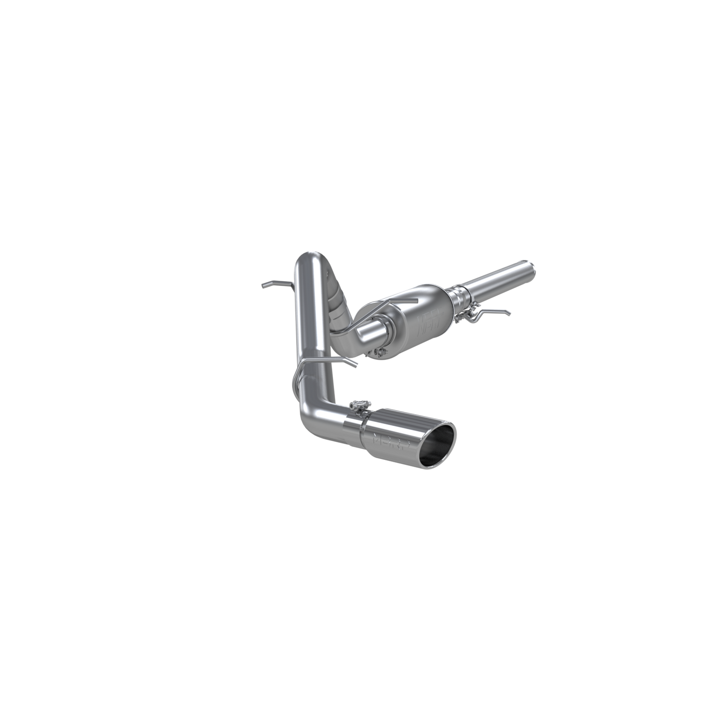 MBRP | 3 Inch Cat Back Exhaust System Single Side Exit Aluminized Steel For 14-18 Silverado/Sierra 1500  | S5080AL