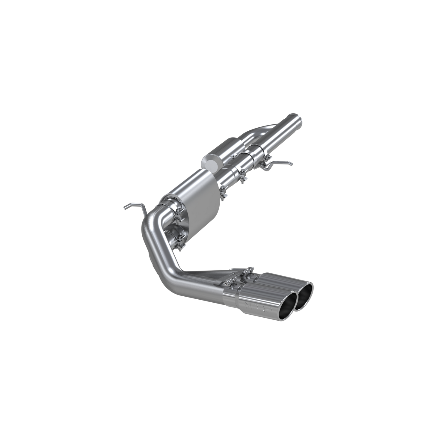 MBRP | 3 Inch Cat Back Exhaust System Pre-Axle Dual Outlet T409 Stainless Steel For 09-18 Silverado/Sierra 1500 4.3L V6, 5.3L V8 with one-piece driveshaft excluding Regular cab 19-19 Silverado/Sierra 1500 4.3L V6, 5.3L V8 Limited LD  | S5081409