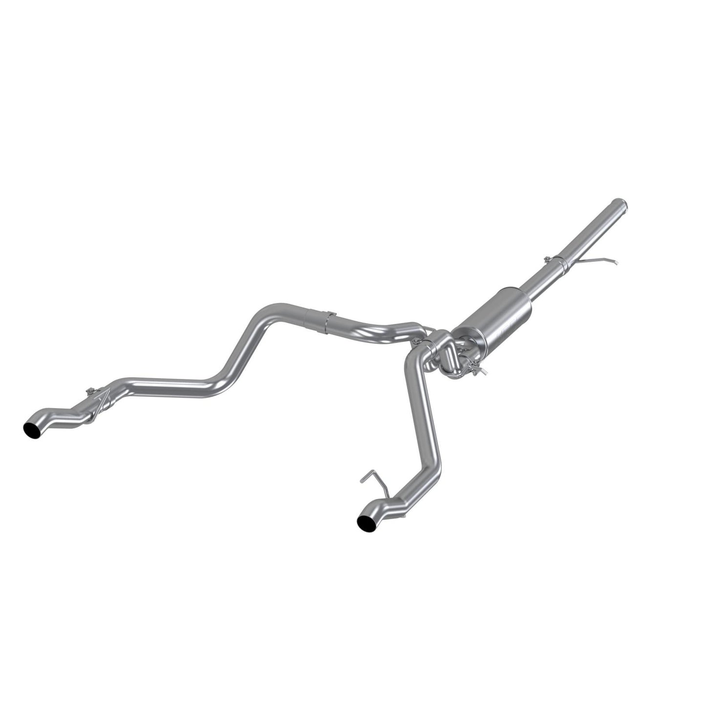 MBRP | 2.5 Inch Cat Back Exhaust System For 19-Up Silverado/Sierra 1500 5.3L and 2022 Silverado LTD/ Sierra Limited 5.3L Dual Rear 304 Stainless Steel  | S5085304
