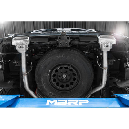 MBRP | 2.5 Inch Cat Back Exhaust System For 19-Up Silverado/Sierra 1500 5.3L and 2022 Silverado LTD/ Sierra Limited 5.3L Dual Rear 304 Stainless Steel  | S5085304