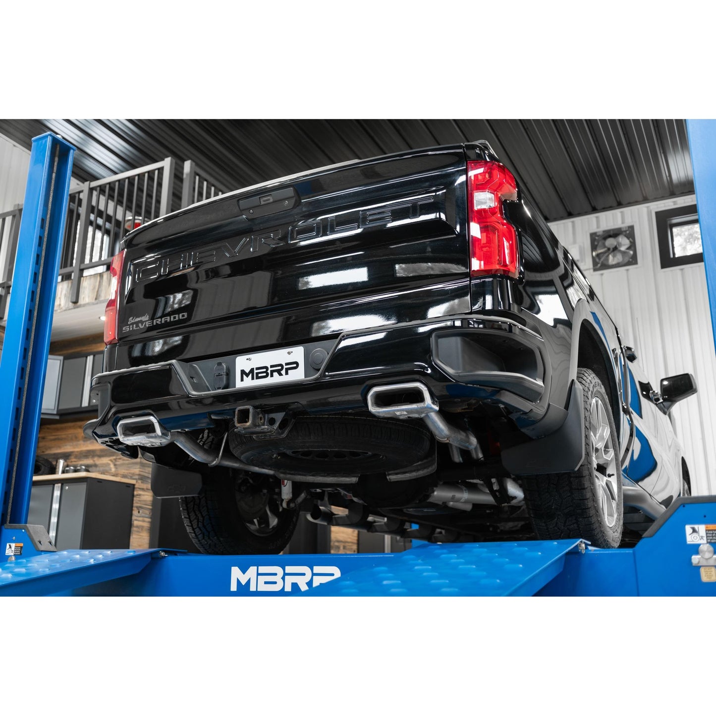 MBRP | 2.5 Inch Cat Back Exhaust System For 19-Up Silverado/Sierra 1500 5.3L and 2022 Silverado LTD/ Sierra Limited 5.3L Dual Rear Aluminized Steel  | S5085AL