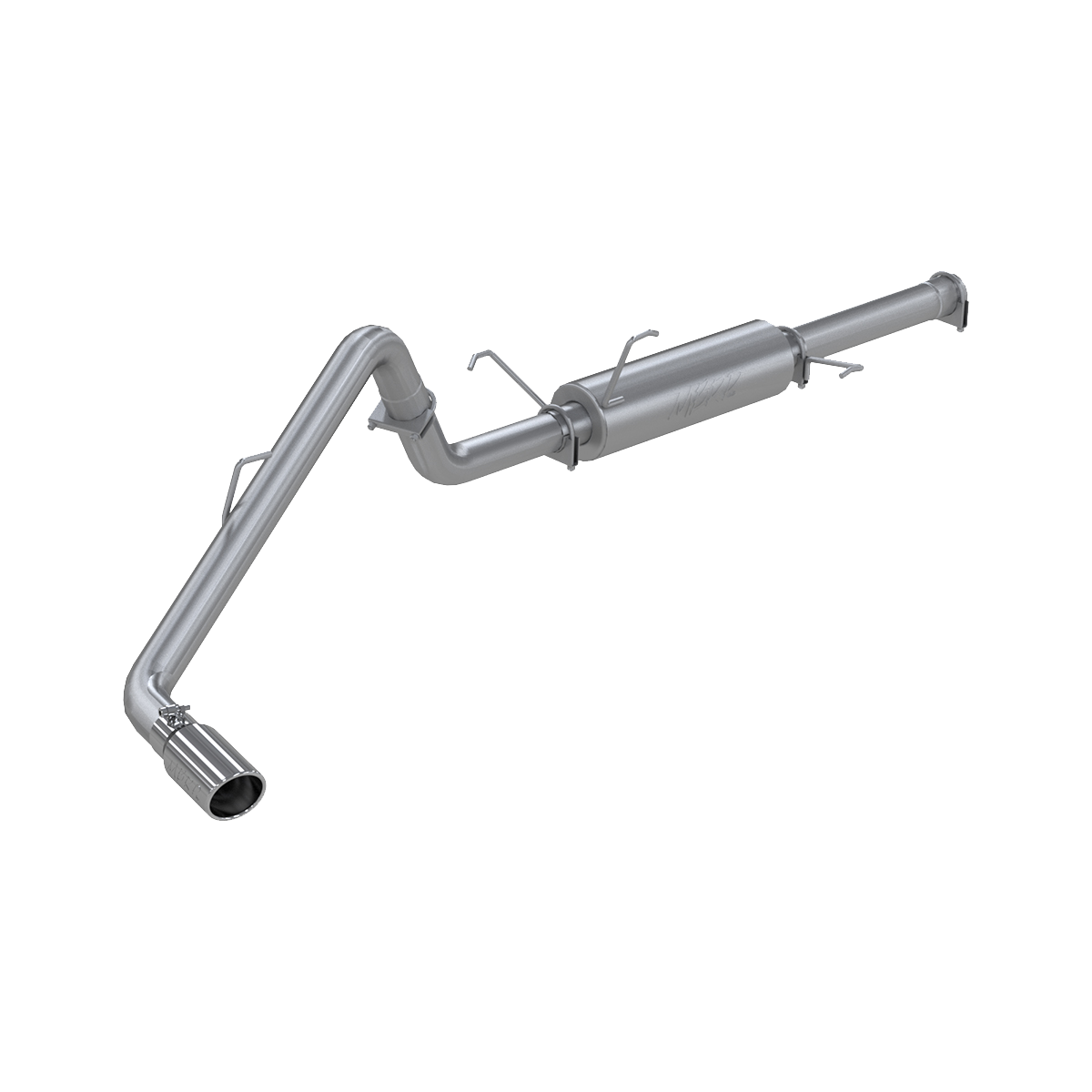 MBRP | Cat Back Exhaust System Single Side Aluminized Steel For 03-03 Dodge Ram Hemi 1500 5.7L Standard Cab/Crew Cab/Short Bed  | S5102AL