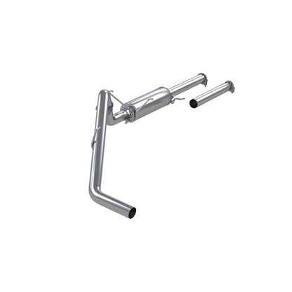 MBRP | Cat Back Exhaust System Single Side No Tip Aluminized Steel For 04-05 Dodge Ram Hemi 1500 4.7L and 5.7L Standard Cab/Crew Cab/Short Bed  | S5104P
