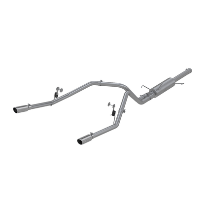 MBRP | 3 Inch Cat Back Exhaust System Dual Split Rear T409 Stainless Steel For 03-03 Dodge Ram Hemi 1500 5.7L  | S5108409