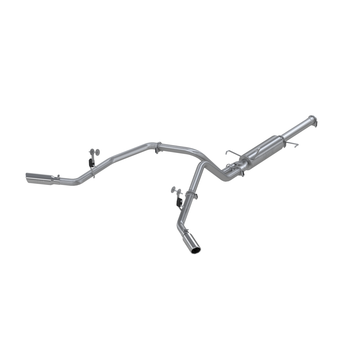 MBRP | 3 Inch Cat Back Exhaust System Dual Split Side Aluminized Steel For 03-03 Dodge Ram Hemi 1500  | S5110AL