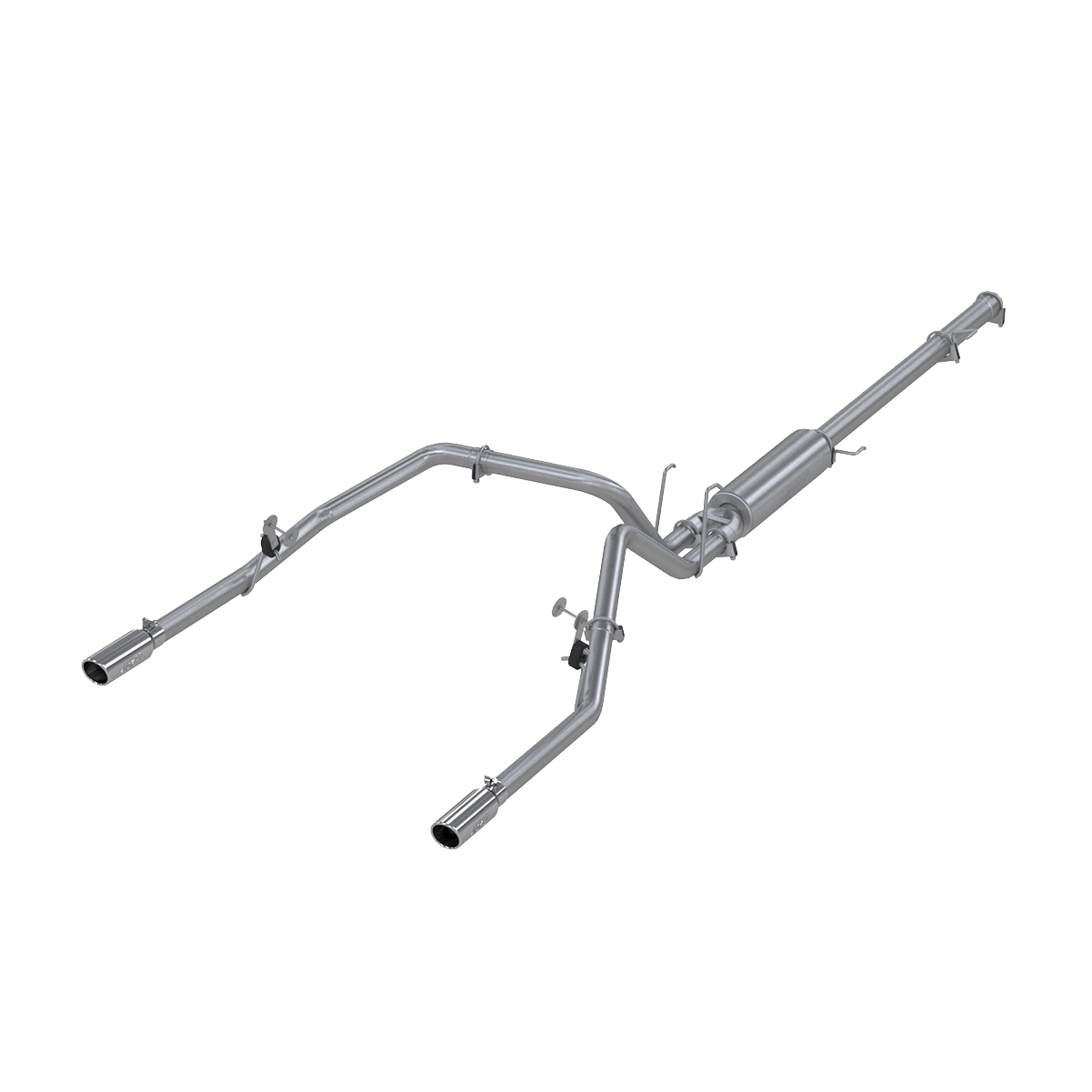 MBRP | 3 Inch Cat Back Exhaust System Dual Split Rear For 06-08 Dodge Ram Hemi 1500 5.7L Standard Cab/Crew Cab/Short Bed Aluminized Steel  | S5126AL