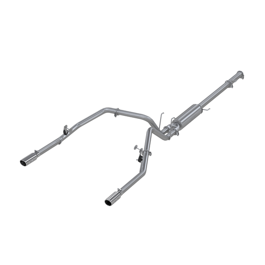 MBRP | 3 Inch Cat Back Exhaust System Dual Split Rear For 06-08 Dodge Ram Hemi 1500 5.7L Standard Cab/Crew Cab/Short Bed Aluminized Steel  | S5126AL