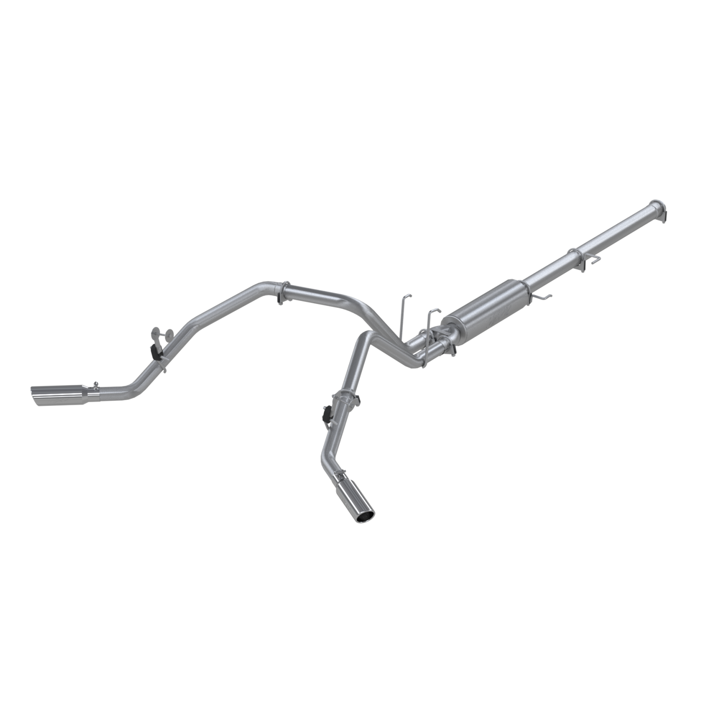 MBRP | 3 Inch Cat Back Exhaust System Dual Split Side Aluminized Steel For 06-08 Dodge Ram Hemi 1500  | S5128AL