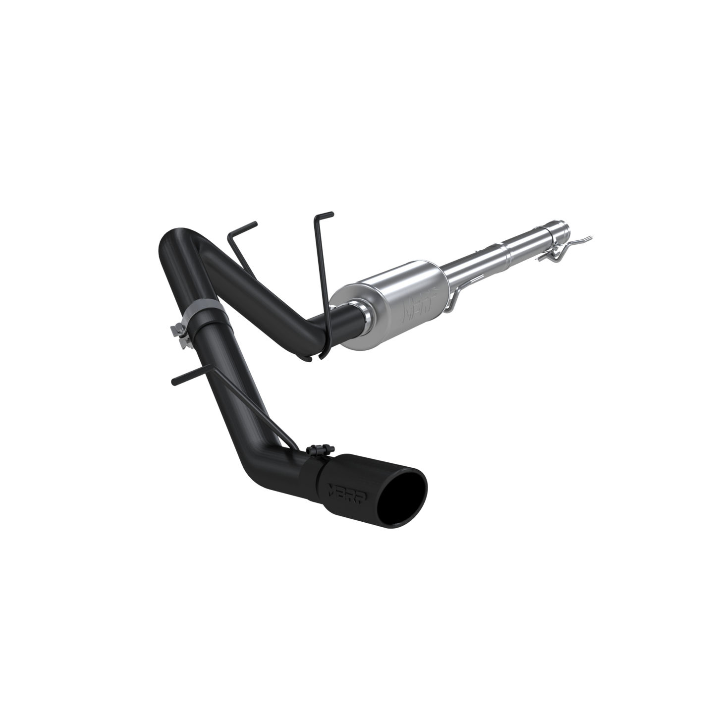 MBRP | Dodge 3 Inch Cat Back Exhaust System Single Side Exit Exhaust Armor BLK Series For 09-18 RAM 1500 5.7L 19-24 RAM 1500 Classic 5.7L HEMI  | S5142BLK