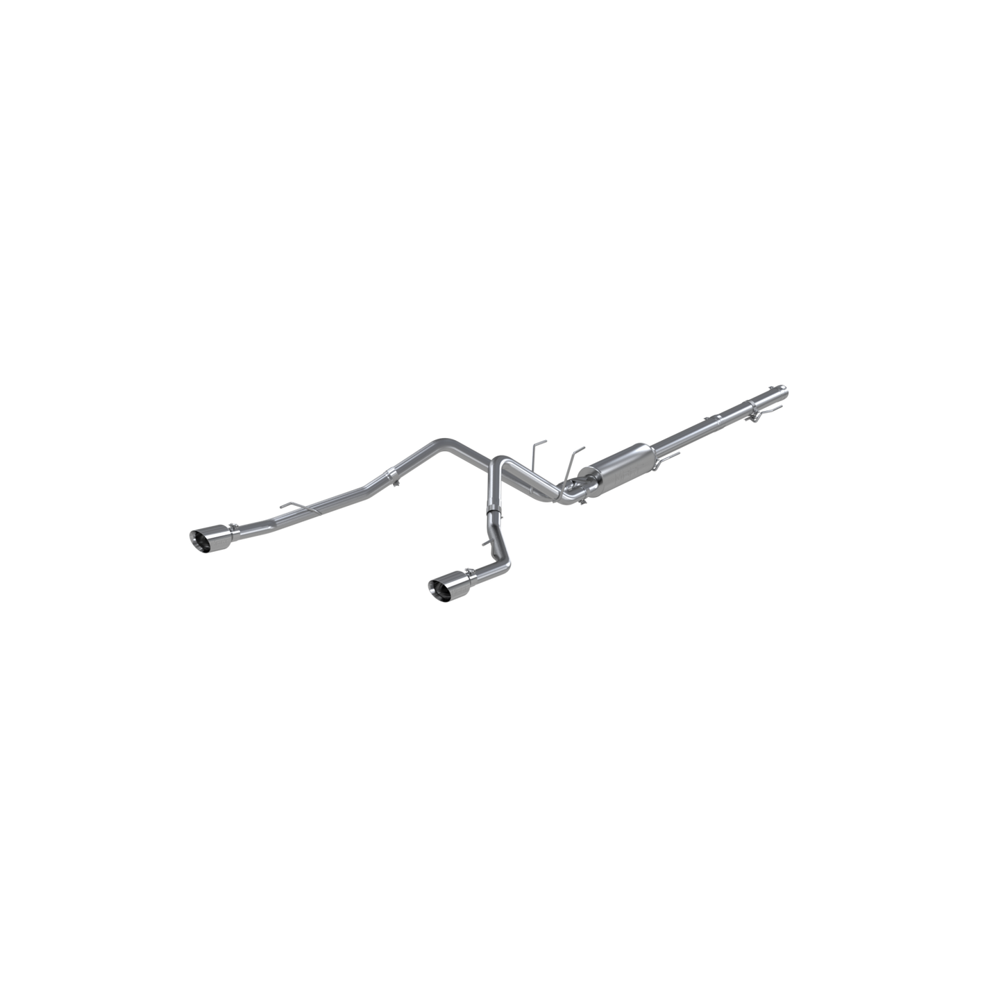 MBRP | Cat Back Exhaust System Dual Split Rear T304 Stainless Steel Through Stock Bumper For 09-18 RAM 1500 5.7L 19-24 RAM 1500 Classic  | S5146304
