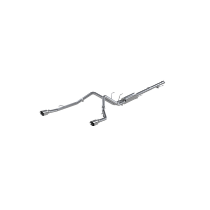 MBRP | Cat Back Exhaust System Dual Split Rear T304 Stainless Steel Through Stock Bumper For 09-18 RAM 1500 5.7L 19-24 RAM 1500 Classic  | S5146304