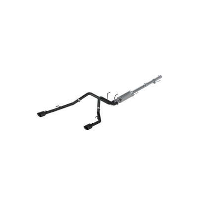 MBRP | Cat Back Exhaust System Dual Split Rear Black Coated Through Stock Bumper For 09-18 RAM 1500 5.7L 19-24 RAM 1500 Classic  | S5146BLK