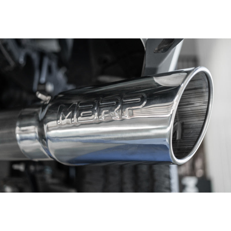 MBRP | 14-Up Ram 2500/3500 Armor Lite, Aluminized Steel 4 Inch Cat Back Single Side Exit Exhaust System  | S5149AL