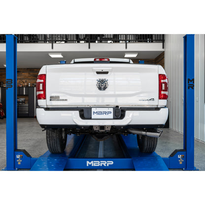 MBRP | 14-Up Ram 2500/3500 Armor Lite, Aluminized Steel 4 Inch Cat Back Single Side Exit Exhaust System  | S5149AL