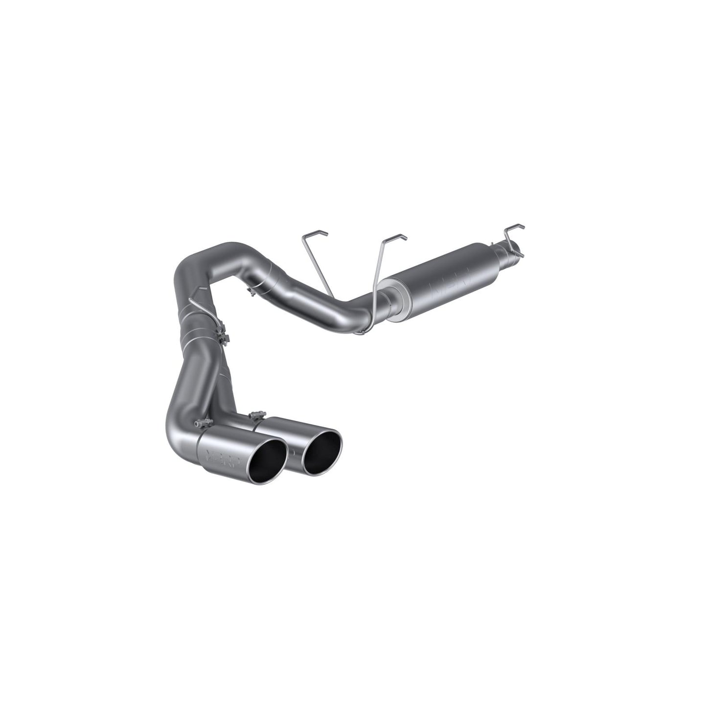 MBRP | 4 Inch Cat Back Exhaust System For 14-Up RAM 2500/3500 6.4L Single Side Dual Outlet T409 Stainless Steel  | S5150409