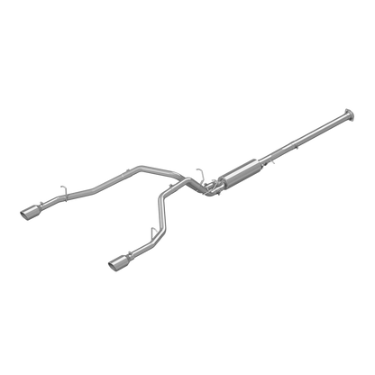 MBRP | Cat Back Exhaust System Dual Split Rear T304 Stainless Steel For 19-24 RAM Hemi 1500 5.7L  | S5152304