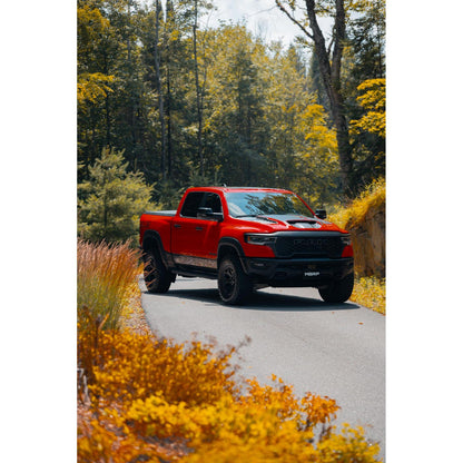 MBRP | 2025-UP Ram 1500 RHO 3.0L HO, Armor Pro 3-Inch Cat-Back Dual Split Rear with Carbon Fiber Tips,  | S51573CF