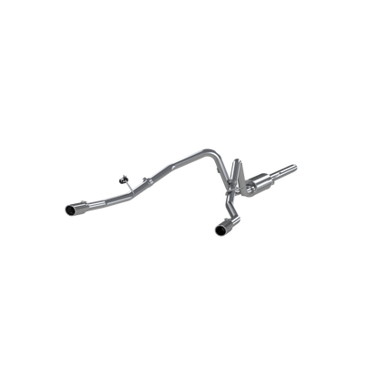 MBRP | 3 Inch Cat Back Exhaust System Dual Split Rear T409 Stainless Steel For 04-08 Ford F-150  | S5202409